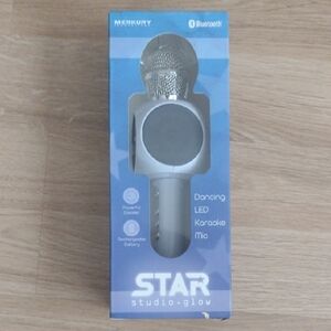 Karaoke Star Studio Glow Microphone Bluetooth AUX Card Wireless NSIP
